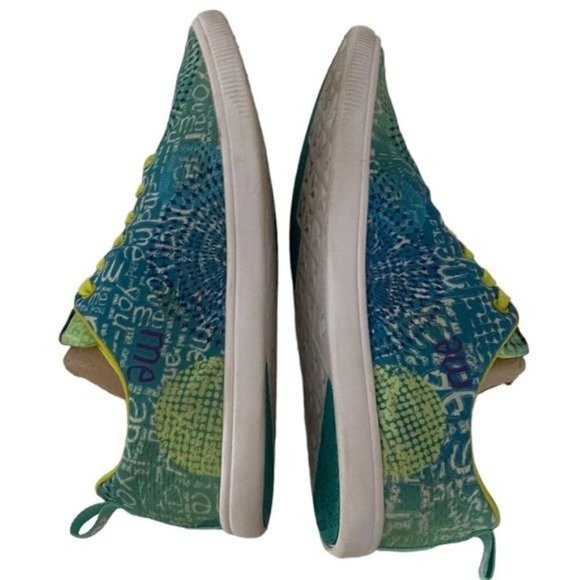 Desigual Fun Eva B & W Lettering Sneakers - Picture 5 of 13